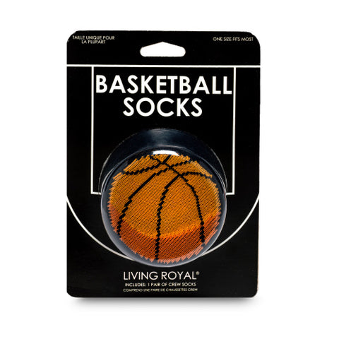 Adults Basketball 3D Crew Socks