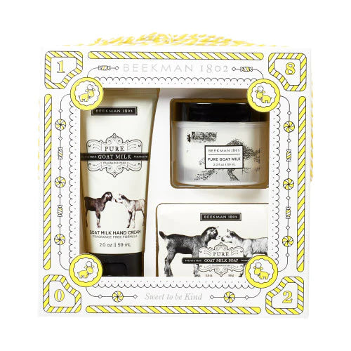Beekman 1802 Pure Goat Milk Bodycare Gift Set- Fragrance Free
