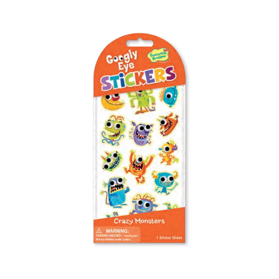 Googly Eye Stickers Crazy Monsters
