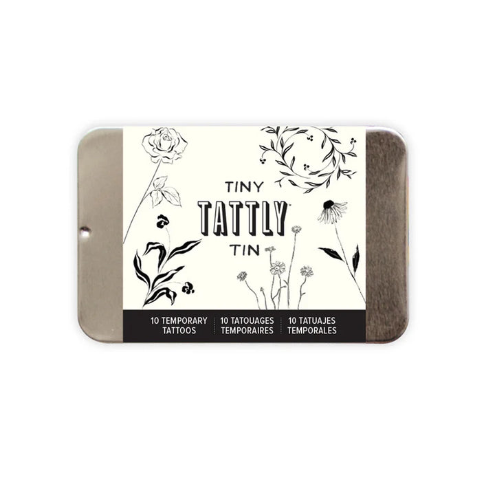 Tattly Tiny Flower Fest Tattoo Tin