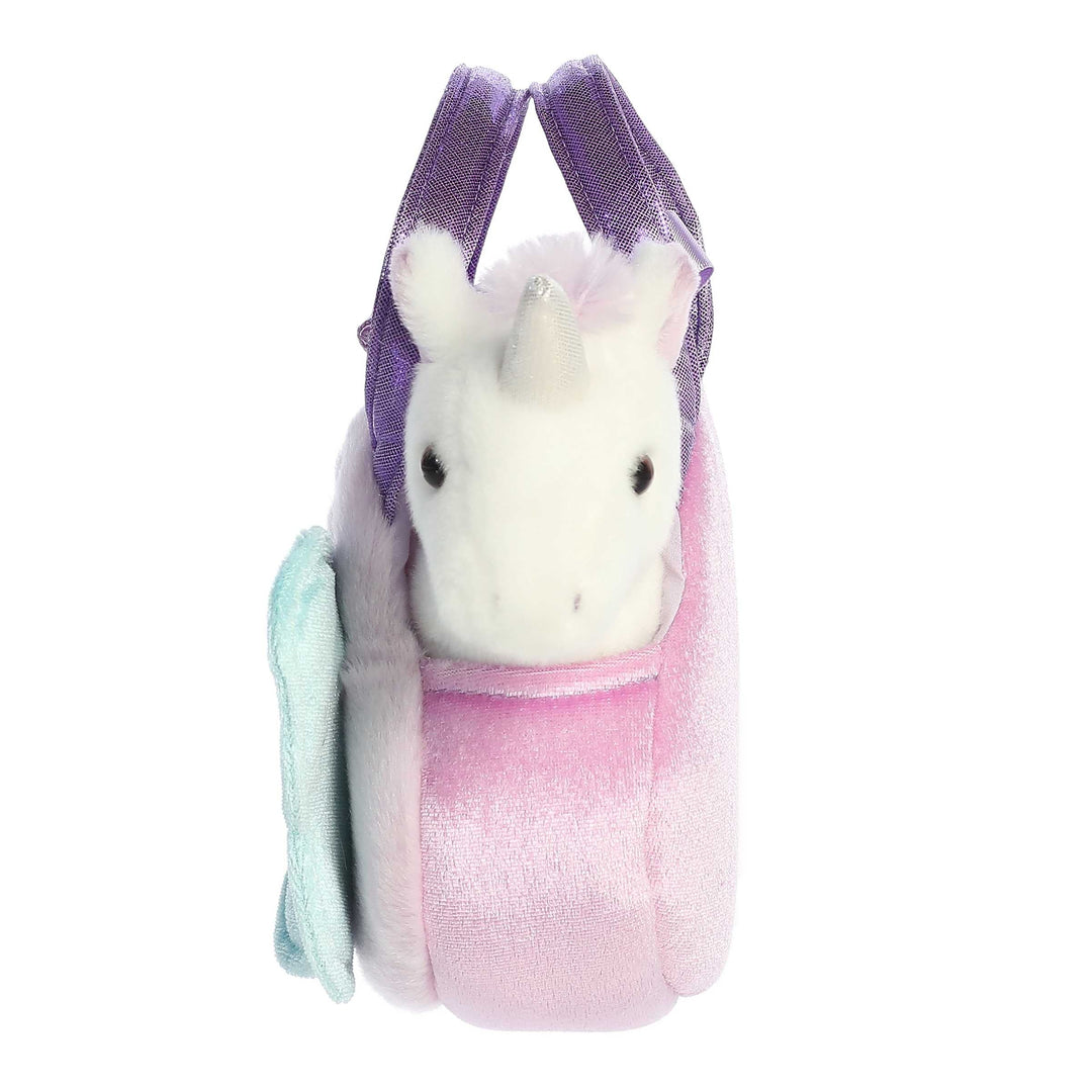 Fancy Pals  Lil Butterfly Plush 7" Unicorn with Butterfly Carrier Set