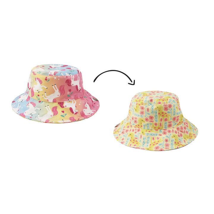 FLAPJACKKIDS Reversible Kids UPF50+ Patterned Sun Hat