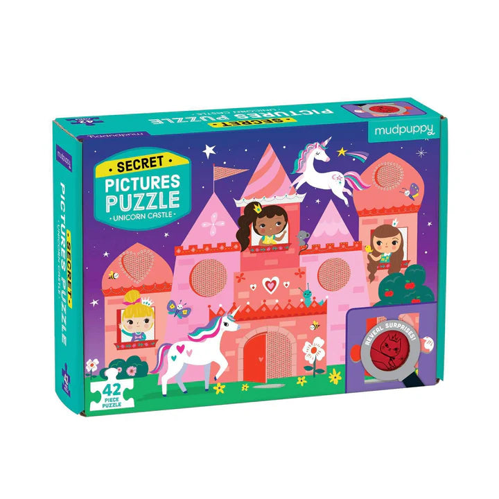 Unicorn Castle Secret Pictures 42pc Puzzle