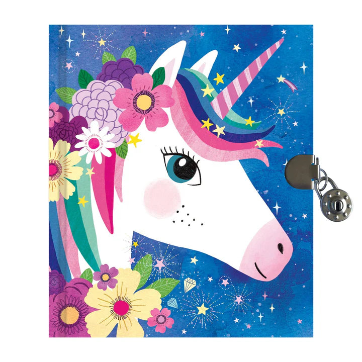Unicorn Diary With Lock & Key