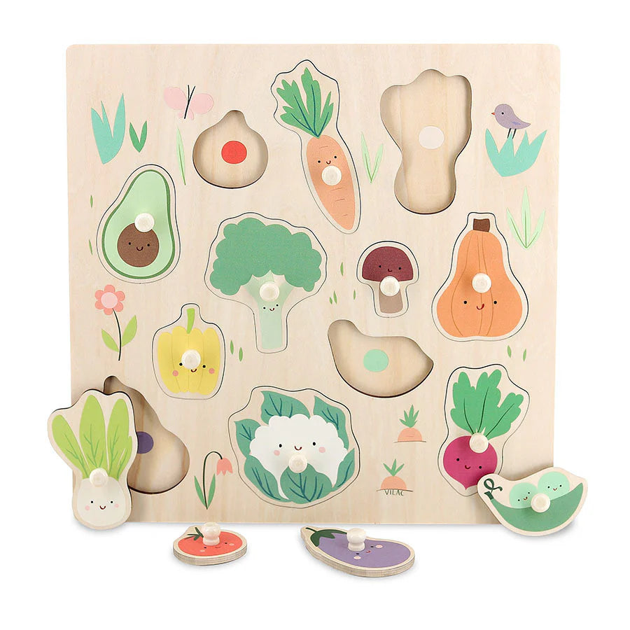 Vegetables Peg Puzzle-  Sarah Betz