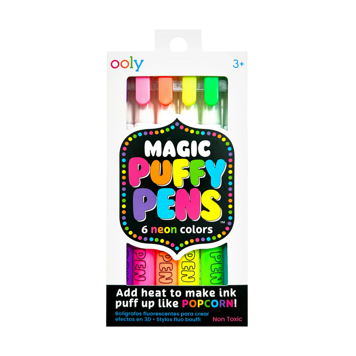Magic Puffy Neon Pens