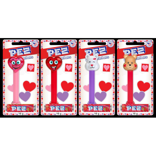 Valentine's PEZ Dispenser & Candy Assorted