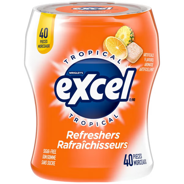 Excel Refreshers Tropical 40ct