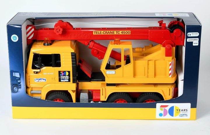 Bruder 50th Anniversary MAN TGA Crane Truck