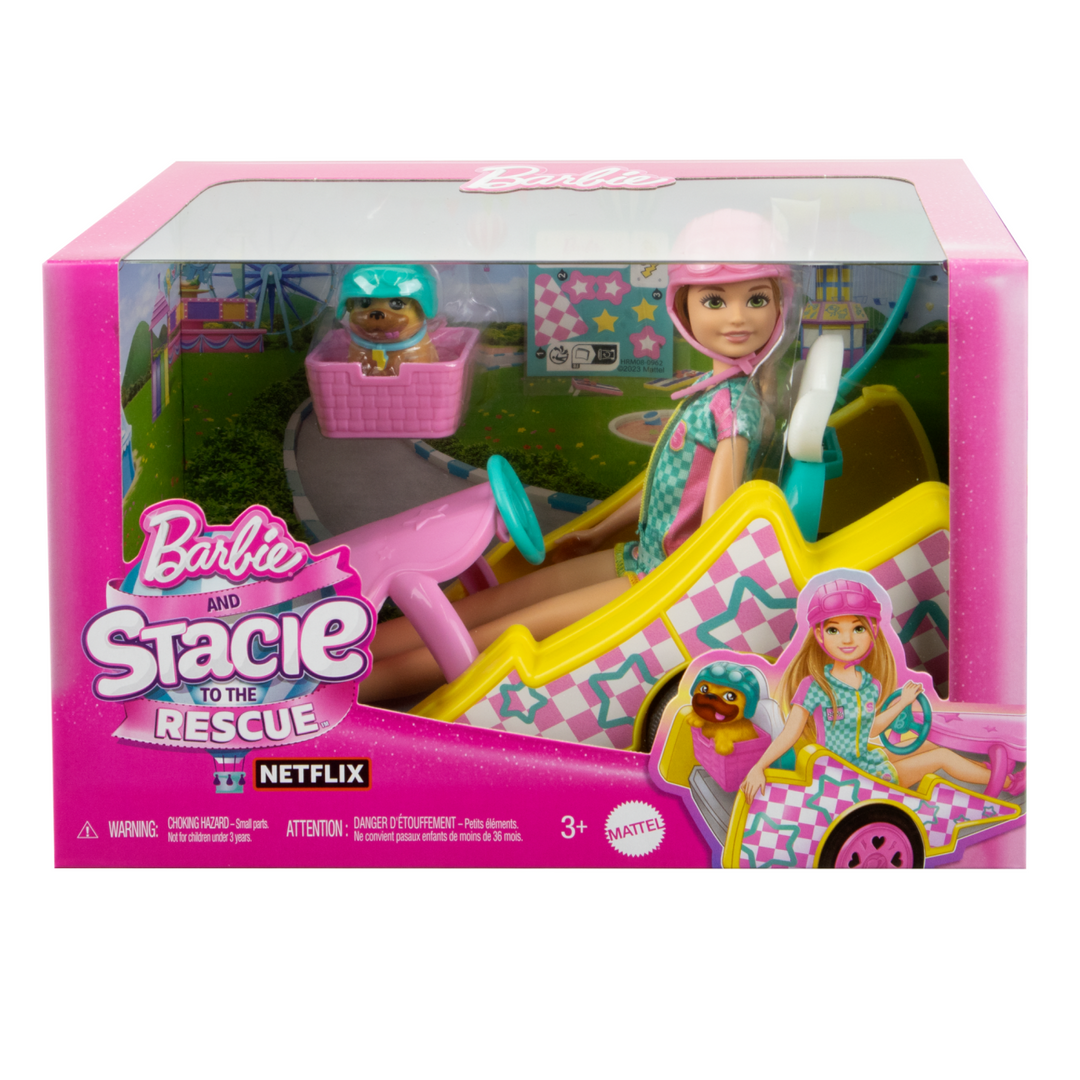 Barbie Stacie To The Rescue Go-Cart Playset