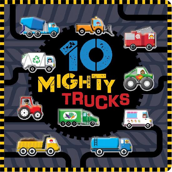 10 Mighty Trucks Board Book