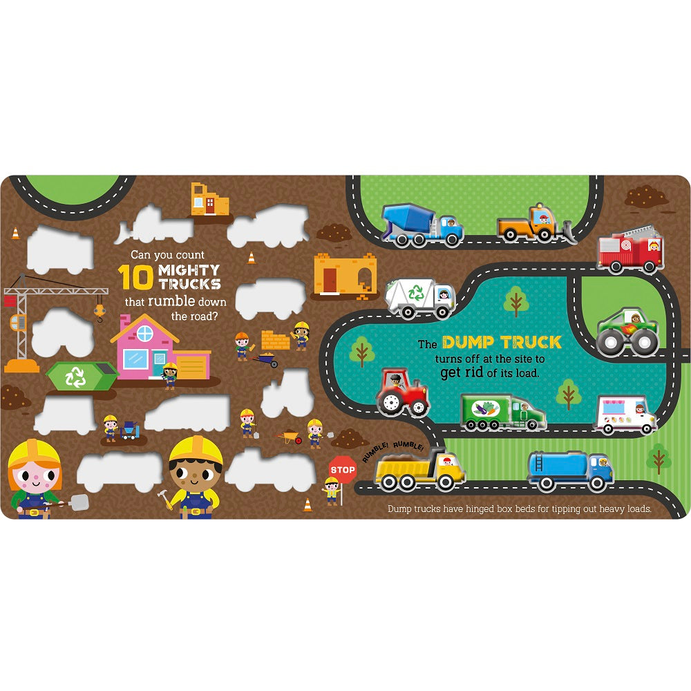 10 Mighty Trucks Board Book