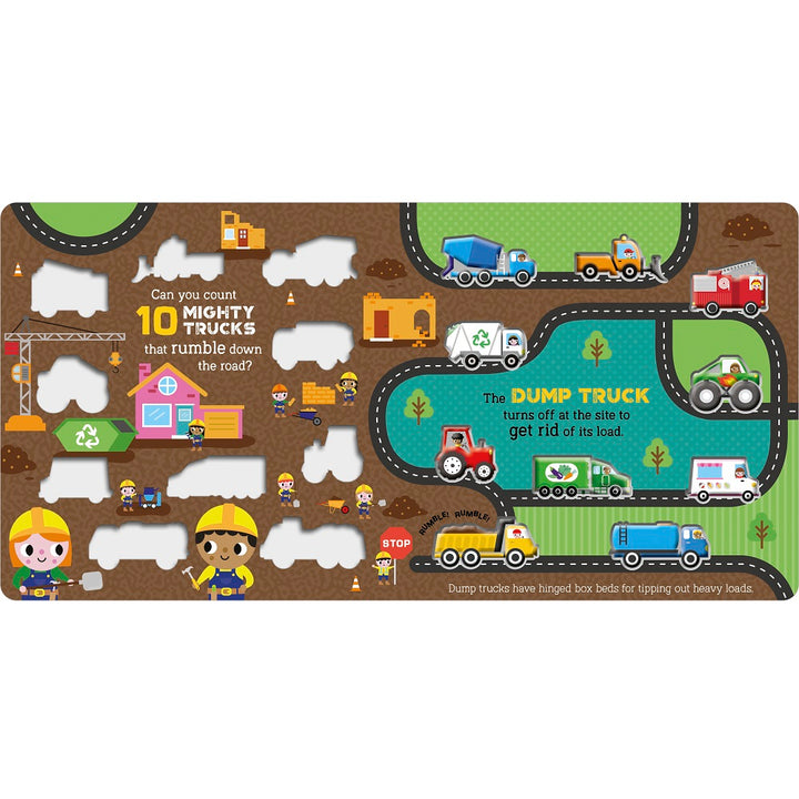 10 Mighty Trucks Board Book