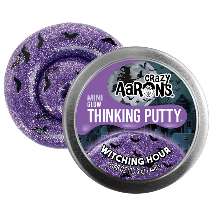 Crazy Aarons Thinking Putty Mini Tin - Halloween Styles Assortment