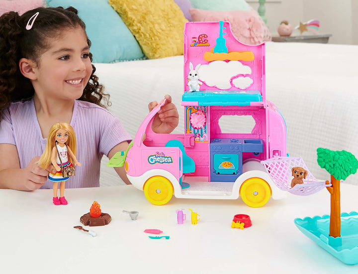 Barbie Chelsea 2-In-1 Camper Playset