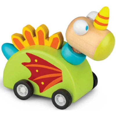 Wooden Pull Back Unicorn/Dragon