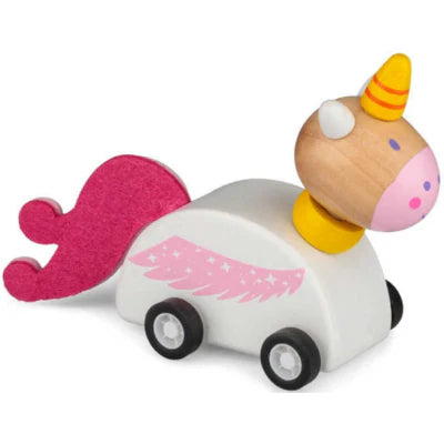 Wooden Pull Back Unicorn/Dragon