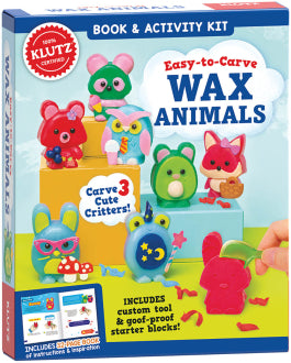 Klutz Easy-to-Carve Wax Animals