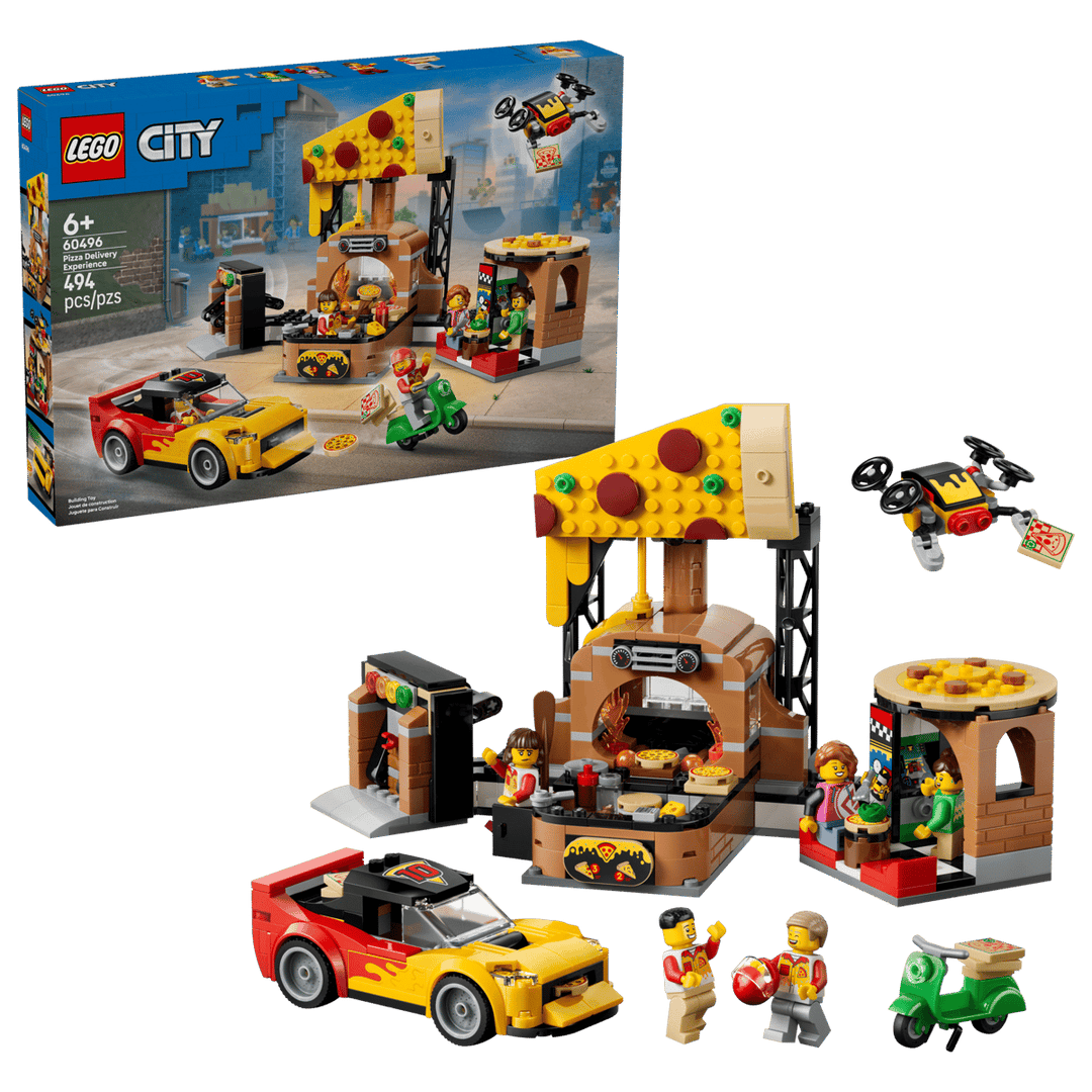 LEGO® City Pizza Delivery Experience with Vehicles