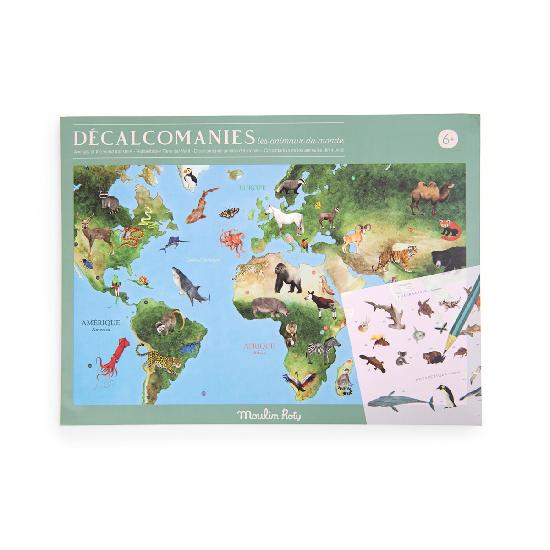 Moulin Roty World Map Transfers
