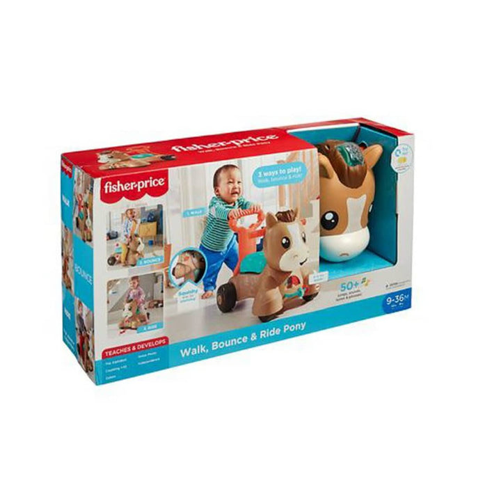 Fisher-Price Walk, Bounce & Ride Pony - Bilingual Edition