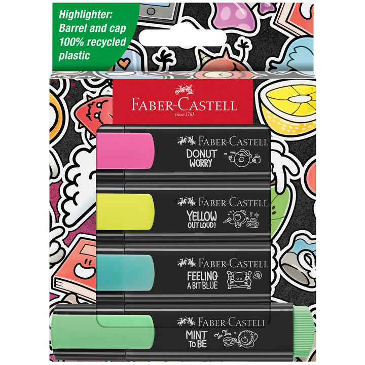 Faber-Castell Graffiti Neon Highlighters 4ct
