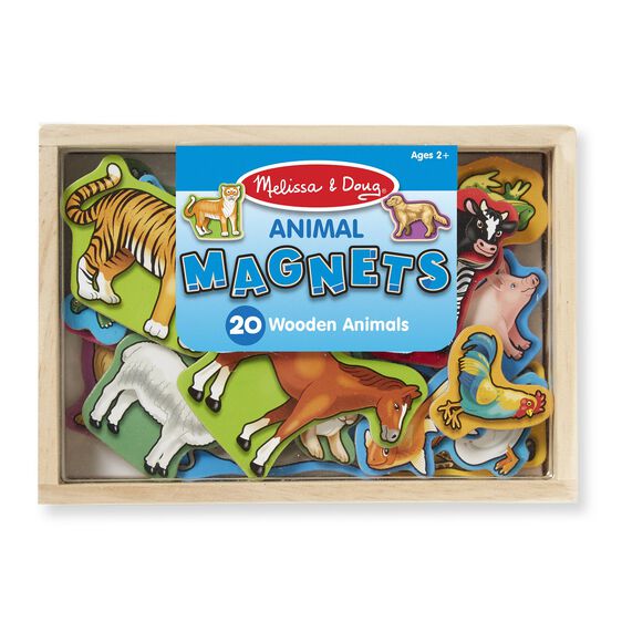 Wooden Animal Magnets