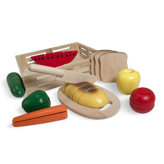 Cutting Food - Wooden Play Food