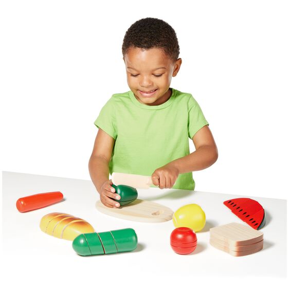 Cutting Food - Wooden Play Food