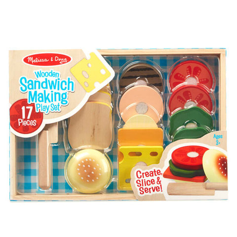 Wooden Sandwich Making Set