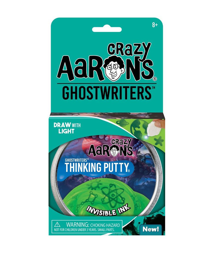 Crazy Aaron's Invisible Ink Ghostwriters Thinking Putty