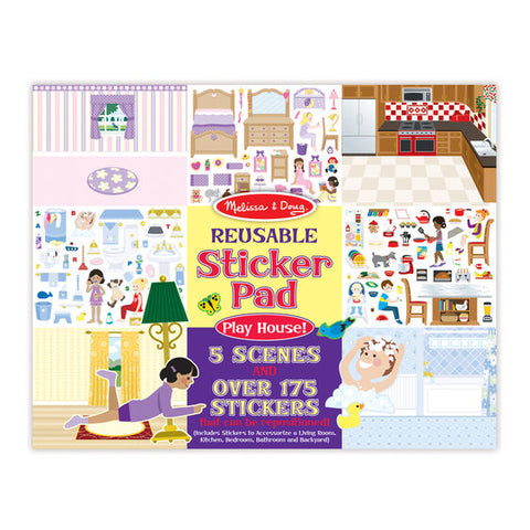 Reusable Sticker Pad - Play House!