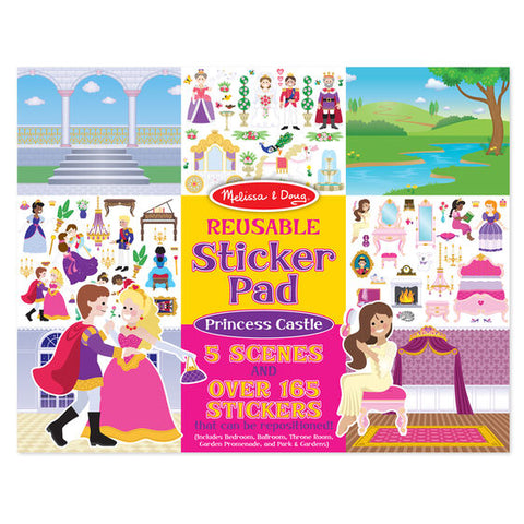 Reusable Sticker Pad - Princess Castle