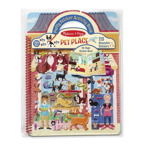 Deluxe Puffy Sticker Album - Pet Place