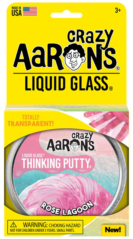 Crazy Aaron's Rose Lagoon Liquid Glass Thinking Putty