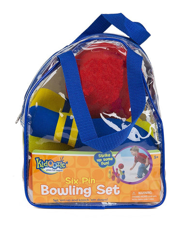 Kidoozie Six Pin Foam Bowling Set