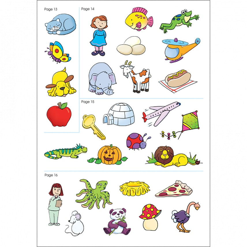 Preschool Stickers Workbook