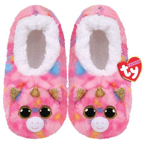 Ty Fashion Fantasia the Multicolour Unicorn Slippers Kids S/M/L