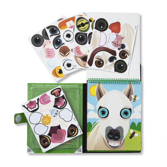 Make-a-Face Reusable Sticker Pad - Pets