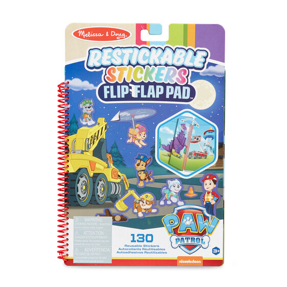 Paw Patrol Reusable Stickers Flip Flap Pad - Ultimate Rescue