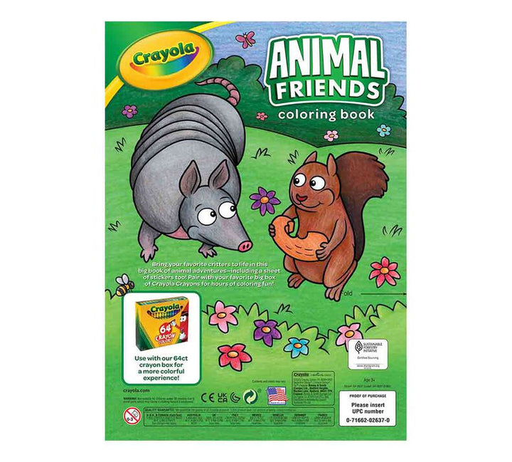 Crayola Animal Friends Colouring Book