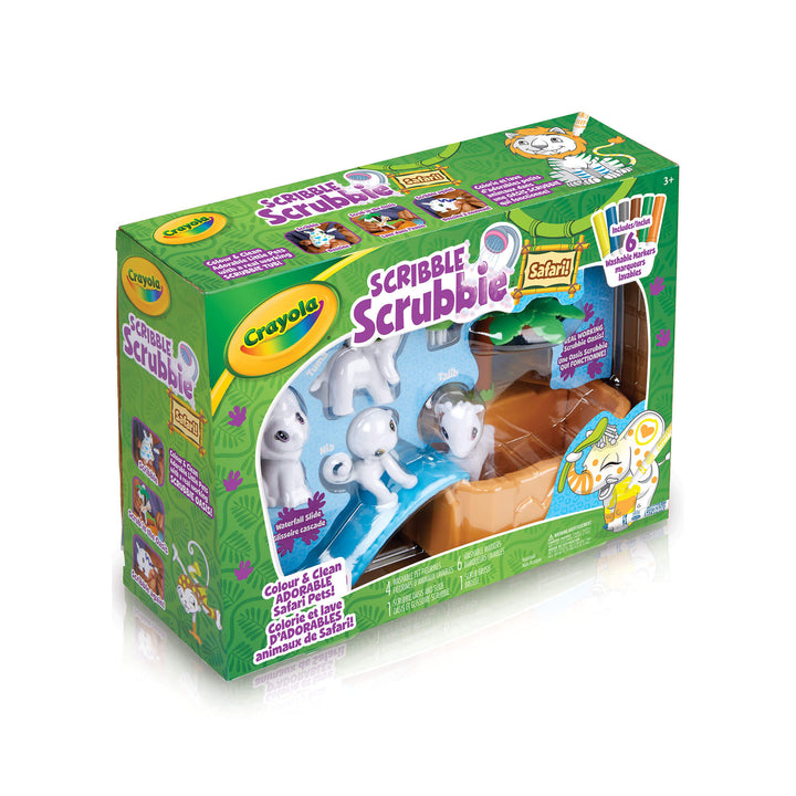 Scribble Scrubbie Safari Animal Tub Set