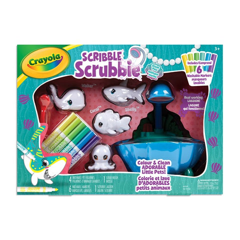 Scribble Scrubbies Ocean Lagoon Tub Set