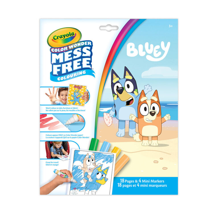 Color Wonder Mess Free Colouring Bluey