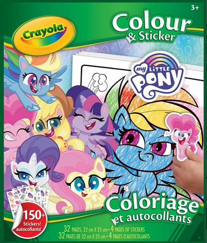 Crayola My Little Pony Colour & Sticker Book