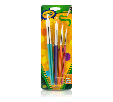 Crayola Round Brush Set 4 Pack