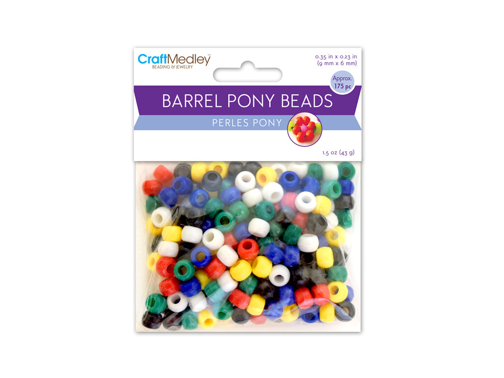 Pony Beads Opaque Multi-Mix