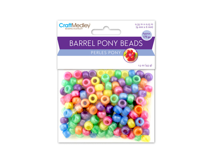 Pony Beads Pearlized Multi-Mix