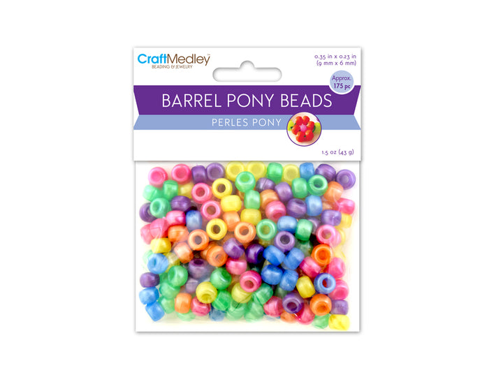 Pony Beads Pearlized Multi-Mix