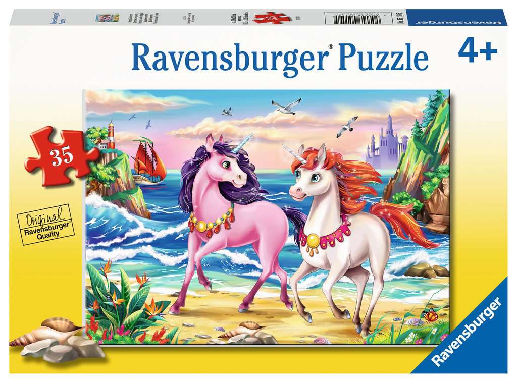 Ravensburger Beach Unicorns Jigsaw Puzzle 35pc